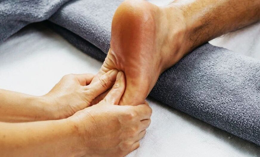 Feet massage for power